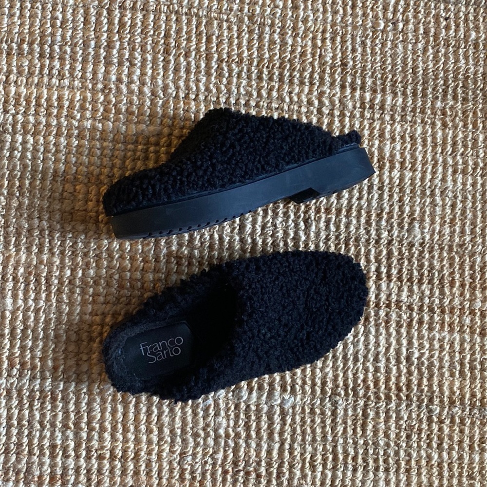Franco Sarto Shearling Mule